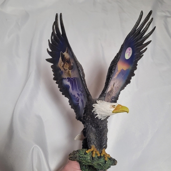 Bradford Exchange Eagle Wall Hanging Majestic Sentinels by Robin Koni 2005 - Picture 1 of 15